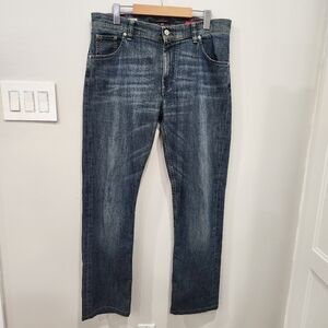 ALBERTO Jeans T400 Blue Stone Modern Fit Soft Wear Denim 34x36 Actual 34X31